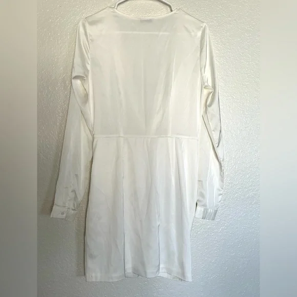 Fashion Nova Sugar Free Pearl color Mini Dress Sz. L - Picture 6 of 14